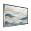 «Minimalisme gris et bleu, brise de montagne - paysage montagneux, reproduction d'art sur toile»-1255215486-1255215483