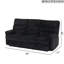 Canapé inclinable Lucie G00250A-RS, noir