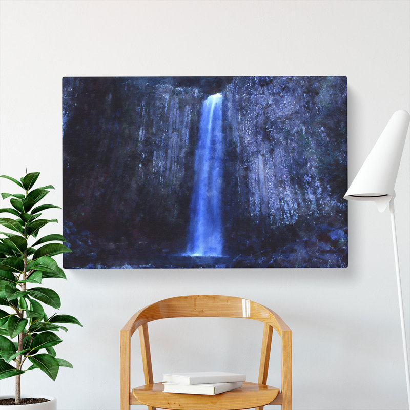 Waterfall At Dusk - Wrapped Canvas, 35cm H x 50cm W x 3cm D