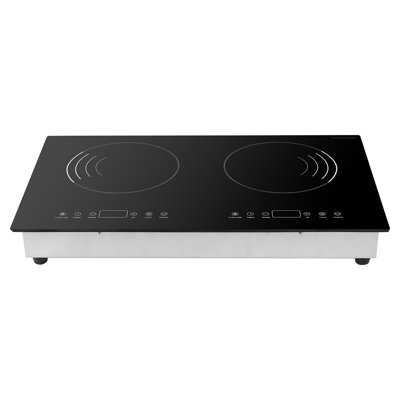 Brûleur de comptoir électrique à induction 2 brûleurs 1800W