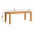 Echols Outdoor Solid Teak Wood Coffee Table