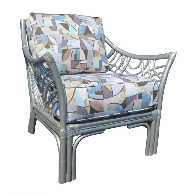 Fauteuil large 33 po Rainey, Colvert pablo, argent