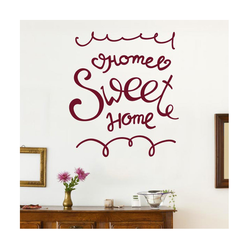 Wall Decal, Large, Burgundy