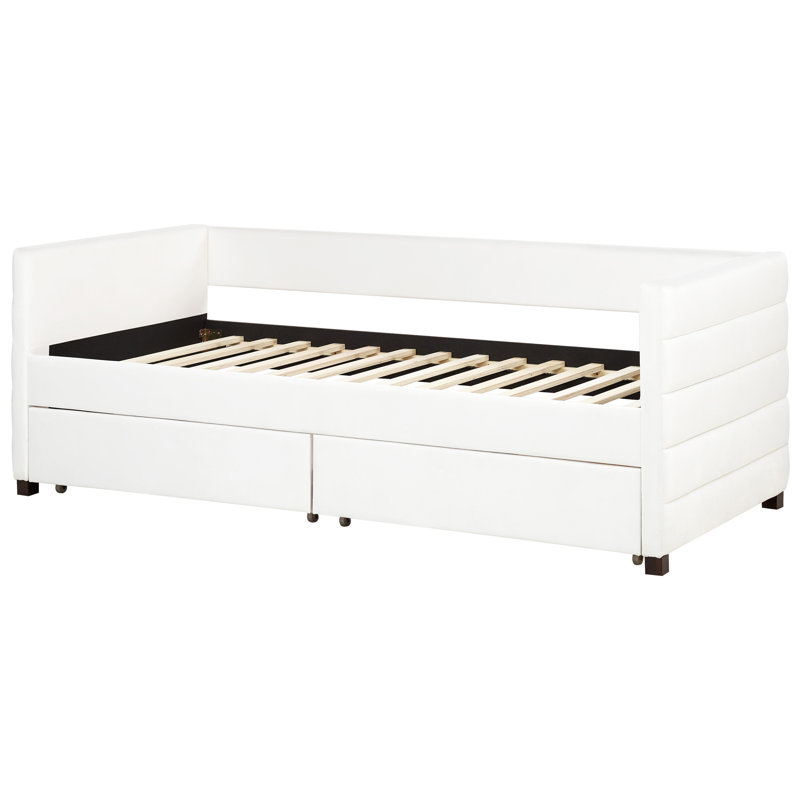 MARRAY Upholstered Daybed, White