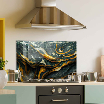 Stunning Tempered Glass Wall Art Painting, 27.6 x 39.4 inches | 100% Tempered Glass, Thickness: 0.16 inches | Elegant Home Decor for Living Room or Office, Durable & Easy to Clean, Perfect Gift Idea