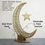 Décoration de table en métal Crescent & Star - élégante sculpture Ramadan and Eid-1449238046
