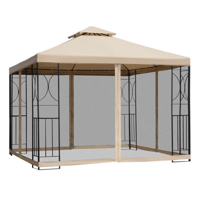 Pavillon de jardin en acier