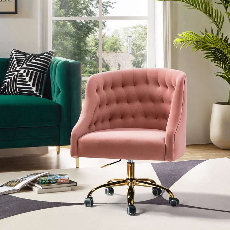 Chaise de travail Concetta, Rose