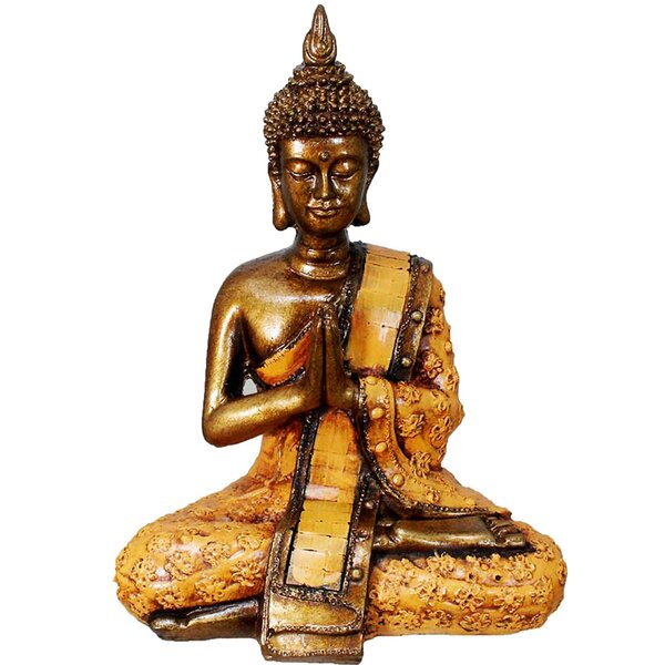 World Menagerie Yunpeng Thai Buddha Figurine & Reviews | Wayfair