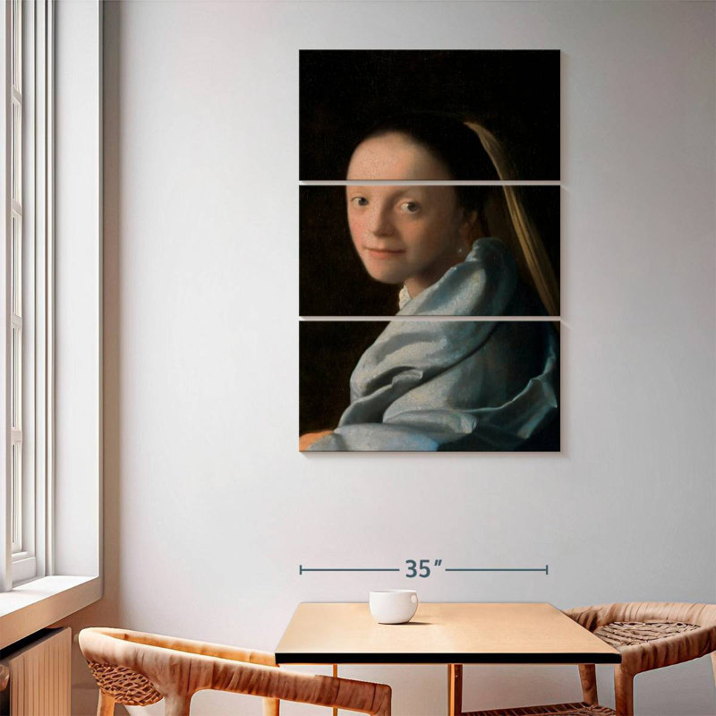 Étude Leisha d'une jeune femme 1665-1667, H 65 po x l 42 po