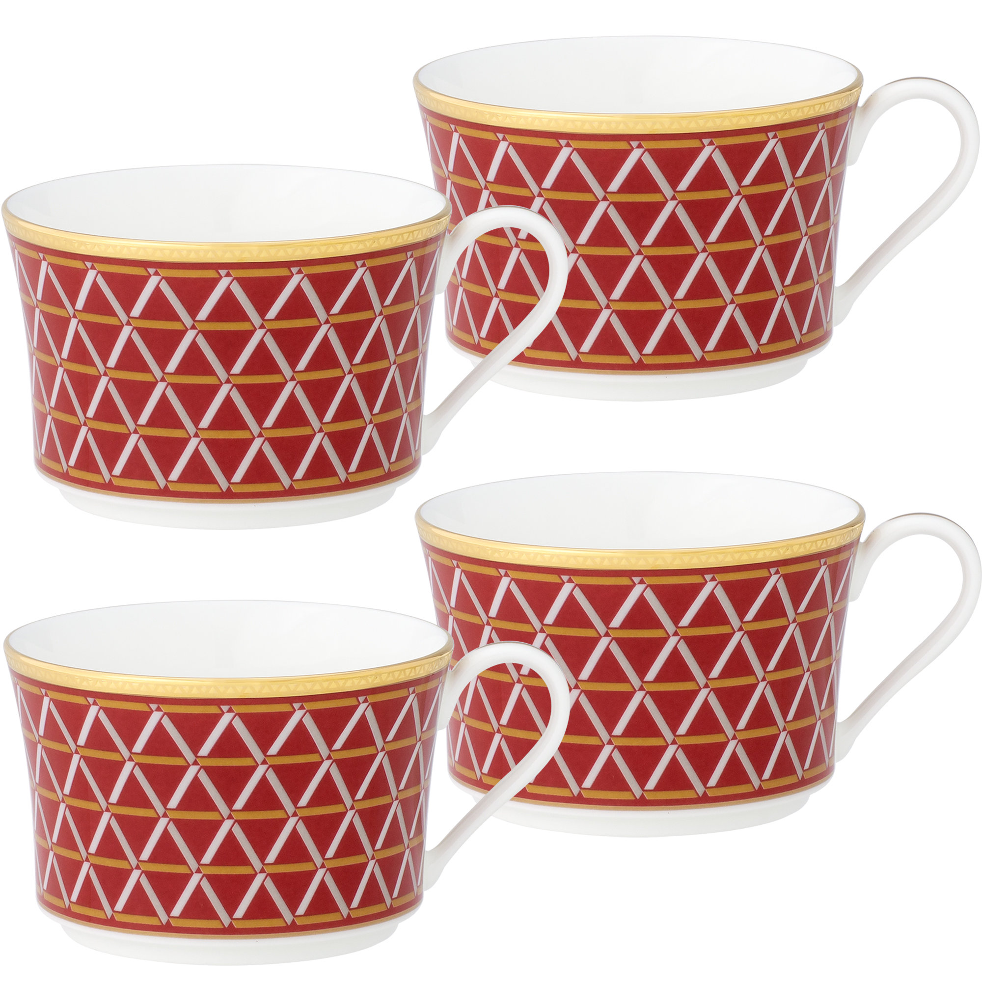 Crosshatch Stoneware Espresso Cup, Set of 2