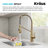 KRAUS Coda Commercial Style 2-Function Single Handle Pull Down Kitchen Faucet-106899892