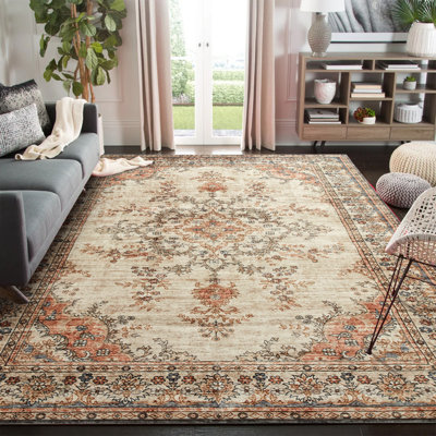 Aminu Rectangle Oriental Area Rug