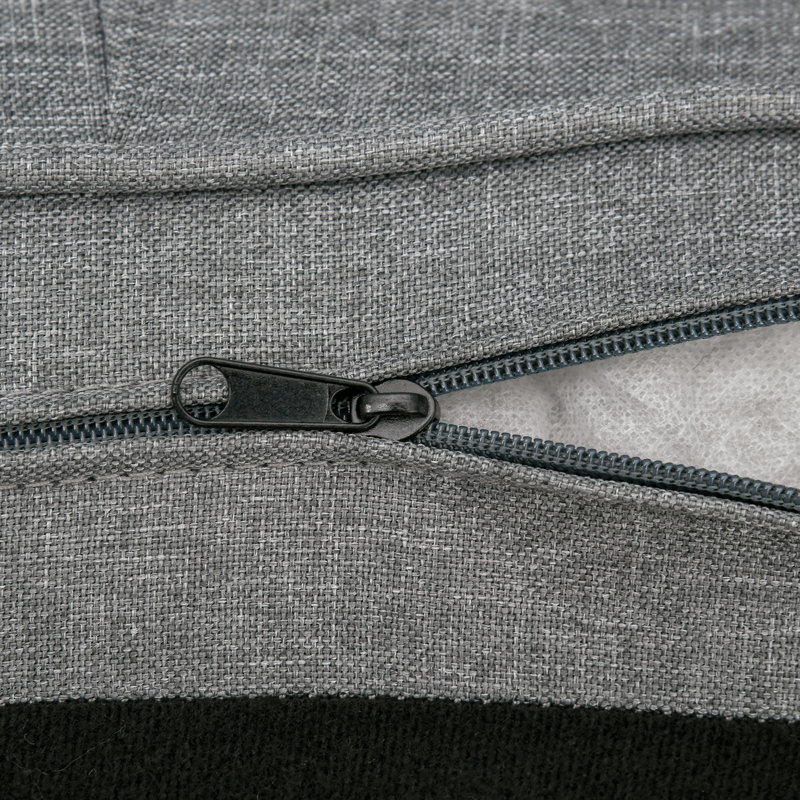Canapé à accoudoirs carrés 79,5 po, Gris