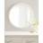 Round Beaded Bathroom Mirror