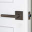 Viaggio Quadrato Rosette Passage (Hall & Closet) with Moderno Lever-245059600-245059605-245059604