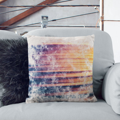 Calming Ocean Cushion with Filling