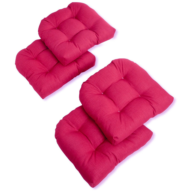 Outdoor 5'' Seat Cushion, Bery Berry, 4