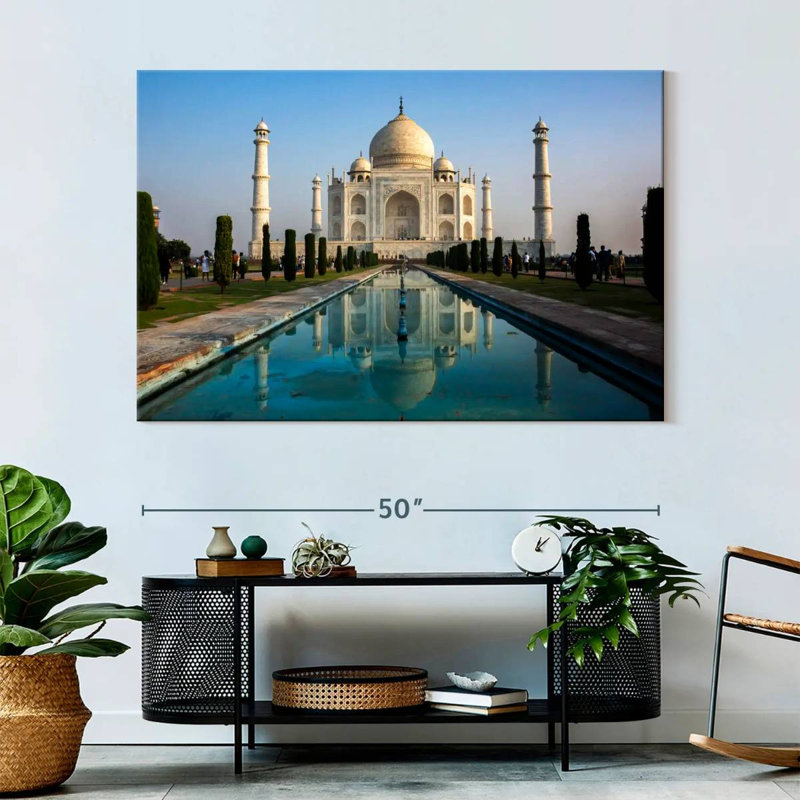 Adella Taj Mahal Pool Reflection, 34" H x 51" W