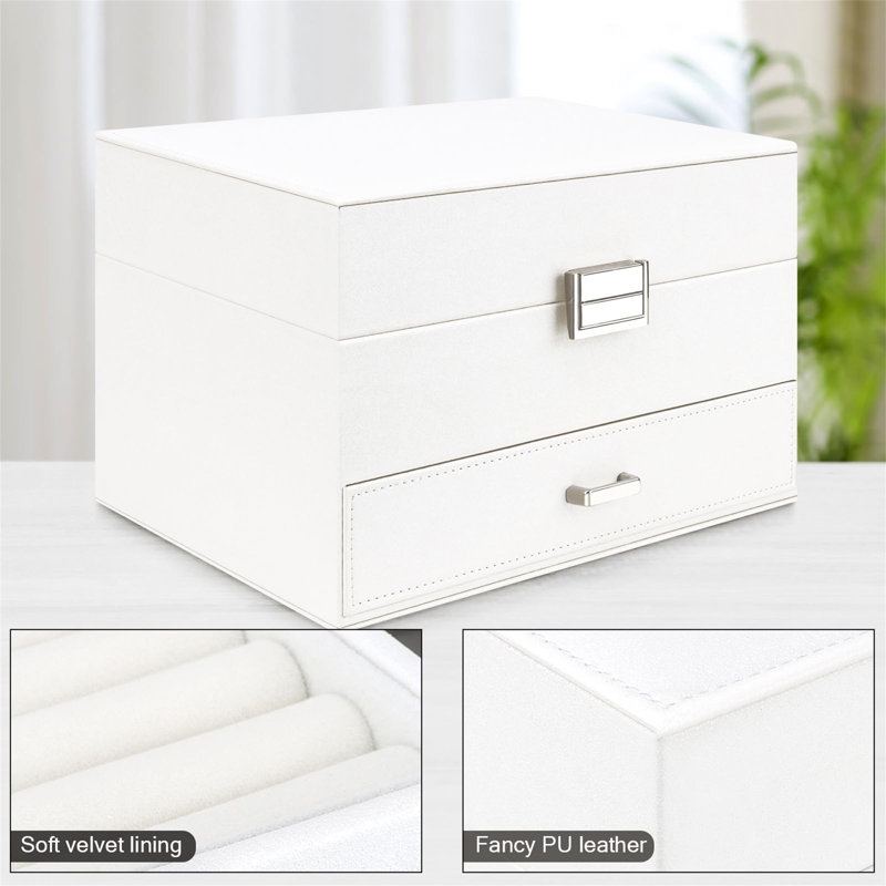 Rumfelt Jewellery Box, White