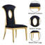 Chaise d'appoint en velours Kiplyn-1095345800