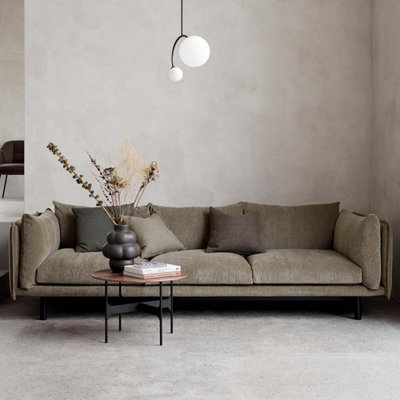 Industrial Three-Seater Straight Sofa