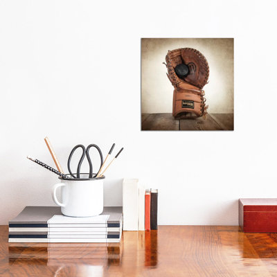 Hockey Goalie Mit - Print on Canvas