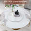 Lazy Susan Rotating Marble Dining Table Sintered Stone Modern Design Perfect For Dining Rooms & Kitchens