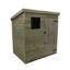 Ruhlman 6 ft. W x 5 ft. D Solid Wood Garden Shed