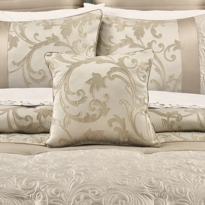 Spectra 16" Square Decorative Throw Pillow Taupe