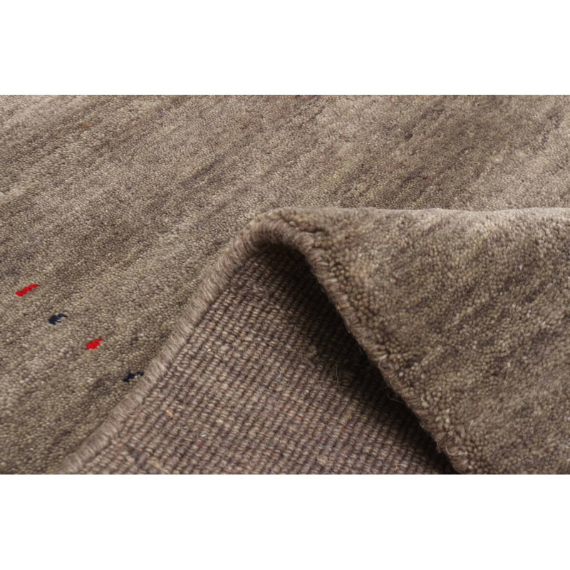 Kashkuli Gabbeh Grey Rug 3'10" x 5'9"