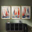NAUTICAL Series CDVII - Impression encadrée de qualité supérieure sur mesure mat - 3 pièces-703275735-703275732
