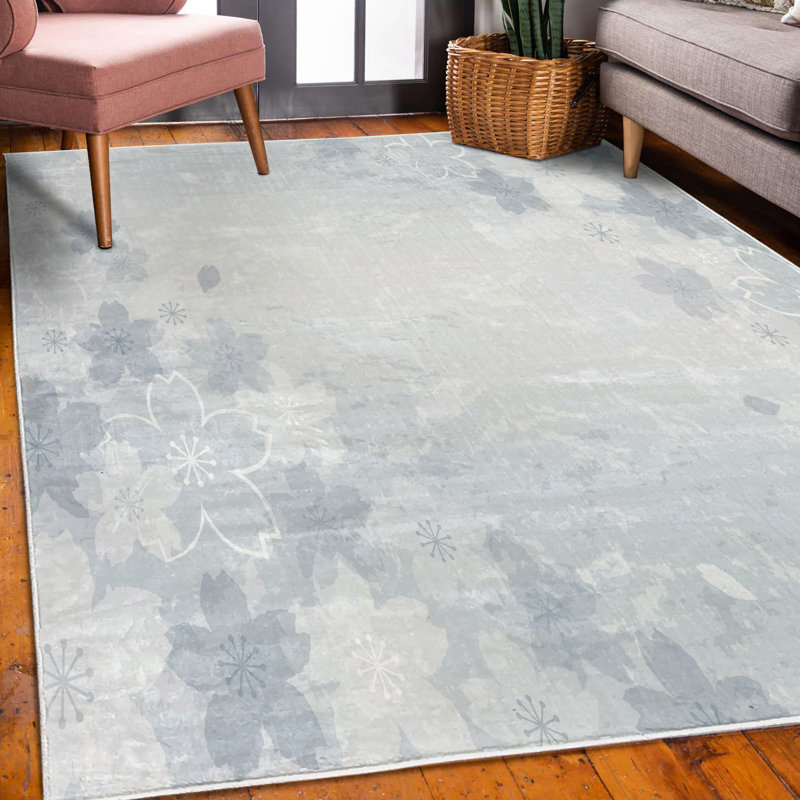 Tapis pâle Ceil, Rectangle 5 pi 2 po x 7 pi 6 po