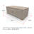Miguel Slim Outdoor Ottoman/Coffee Table Cover-1716647237