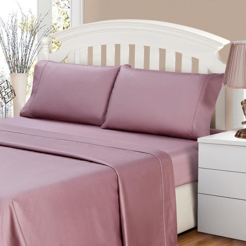 Ensemble de draps 100% coton 500 fils Robles, Double, Sureau