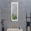 Miroir d'appoint de salle de bain 40 po x 28 po à DEL avec façade et rétro-éclairage, miroir de meuble-lavabo mural