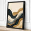 Earthen Waves Abstract - Wrapped Canvas-1596017379-1596017382