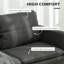 Causeuse à accoudoirs carrés 53,1 po Deisi-1765250067