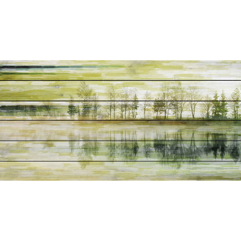 «Tree Tree» par Parvez Taj - impression sur bois, H 20 po x l 40 po x P 1,5 po
