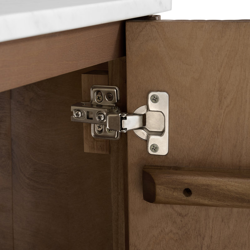 Kensington 24" Single Bathroom Vanity, Brown Reeded