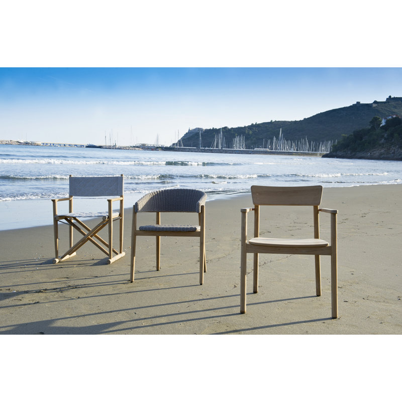 Pevero Outdoor Lounge Chair, Dove Gray