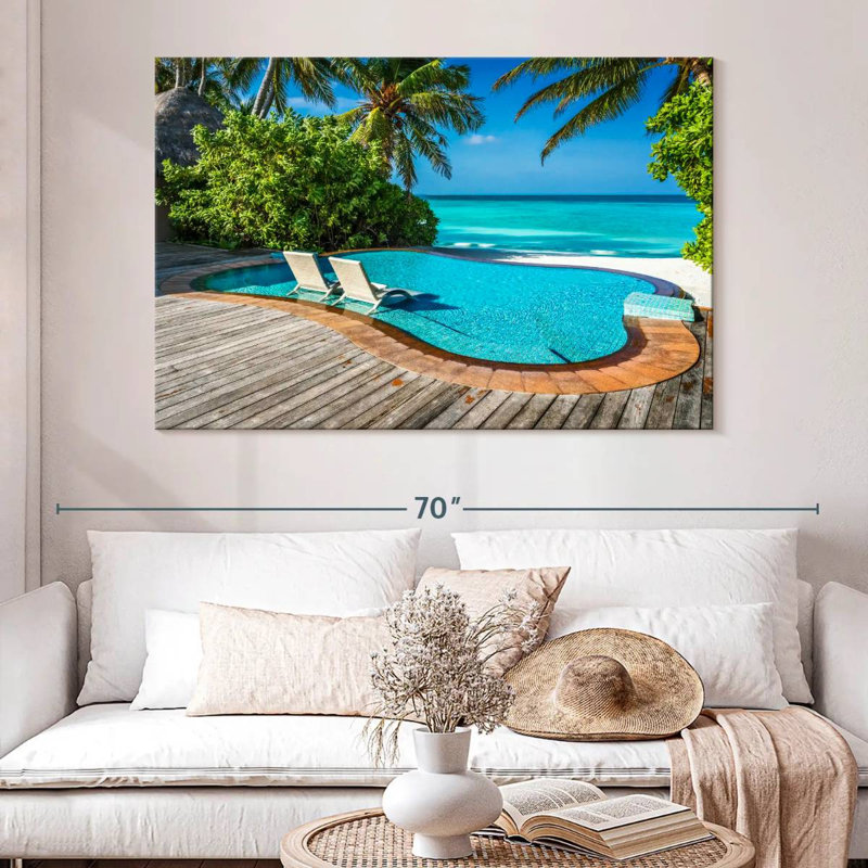 Alvord Maldives été, H 34 po x l 51 po