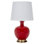 Candy Red Ceramic Table Lamp