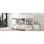 Queen Over Bunk Bed, White - With Storage & Charging Bed Storage, Robust Build-2027248420