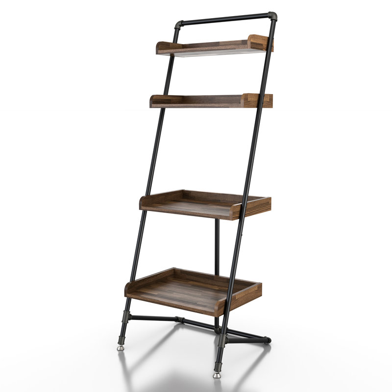 Gracemary Ladder Bookcase, Light Hickory
