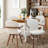 Kretzmer 21.2" W Bamboo Swivel Modern Dining Chair-96262356