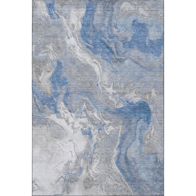 Premium Machine Washable Strinko AMF1682 Abstract Rug