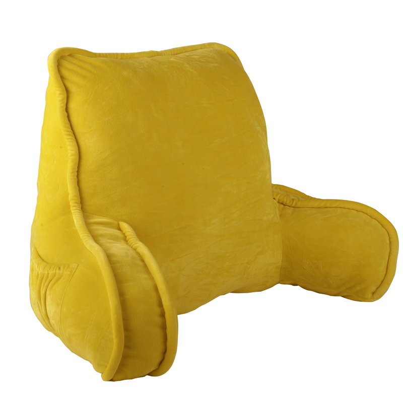 Supersoft Bedrest Pillow Cover & Insert, Lemon Curry