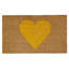 Paillasson 24 po x 48 po brun et jaune