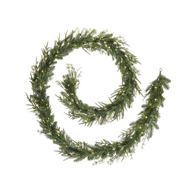 17cm Lighted Faux Garland with Lights